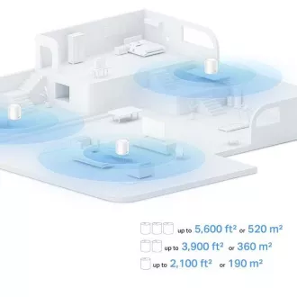 TP-Link Deco X10(1 pakiranje) - AX1500 Mesh Wi-Fi 6 sistem za pametni dom - starševski nadzor - (1 pakiranje)