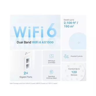 TP-Link Deco X10(2-pack) - AX1500 Mesh Wi-Fi 6 sistem za pametni dom - starševski nadzor - (2-pack)