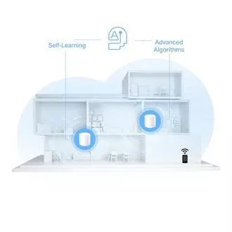 TP-Link Deco X10(2-pack) - AX1500 Mesh Wi-Fi 6 sistem za pametni dom - starševski nadzor - (2-pack)