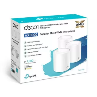 TP-Link Deco X60(3-pack) - AX5400 Mesh Wi-Fi 6 sistem za pametni dom - HomeCare - (3-pack)