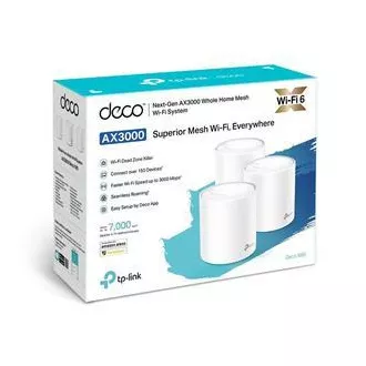 TP-Link Deco X60(3-pack) - AX5400 Mesh Wi-Fi 6 sistem za pametni dom - HomeCare - (3-pack)