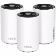 TP-Link Deco XE75 Pro(3 pakiranja) - Večgigitalni 2,5 Gb/s sistem AXE5400 Tri-band Mesh Wi-Fi 6E, HomeShield (3 pakiranja)