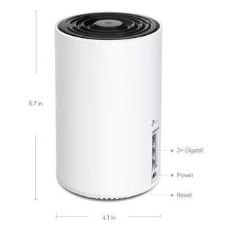 TP-Link Deco XE75(3 pakiranja) - AXE5400 Tri-band Mesh Wi-Fi 6E Smart Home System, HomeShield (3 pakiranja)