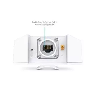 TP-Link EAP650-Outdoor - AX3000 WIFI dostopna točka Omada 1xGLAN, PoE/Pasivni PoE za montažo na drog/steno Zaščita pred prenapetostjo