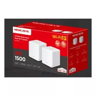 TP-Link WiFi usmerjevalnik Mercusys Halo H60X(2 paketa) WiFi 6, AX1500, 3x GLAN2,4/5 GHz