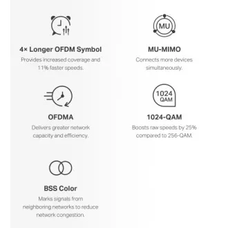 TP-Link WiFi usmerjevalnik Mercusys Halo H60X(3-pack) WiFi 6, AX1500, 3x GLAN2,4/5 GHz