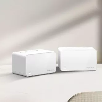 TP-Link WiFi usmerjevalnik Mercusys Halo H90X(2-pack) WiFi 6, AX6000, 1x 2.5GLAN, 2x GLAN TP-Link WiFi usmerjevalnik Mercusys Halo H90X(2-pack) WiFi 6, AX6000, 1x 2.5GLAN, 2x GLAN