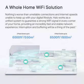 TP-Link WiFi usmerjevalnik Mercusys Halo H90X(2-pack) WiFi 6, AX6000, 1x 2.5GLAN, 2x GLAN TP-Link WiFi usmerjevalnik Mercusys Halo H90X(2-pack) WiFi 6, AX6000, 1x 2.5GLAN, 2x GLAN