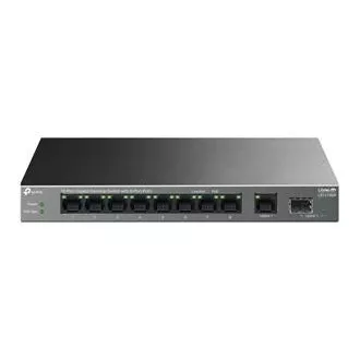 TP-Link LS1210GP Switch 1x GLAN, 8x GLAN s PoE , 1x SFP, 61W