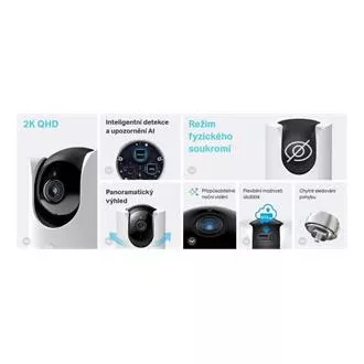 TP-Link Tapo C225 - Domača varnostna kamera Wi-Fi, 4 MP (2560 × 1440 ), ONVIF