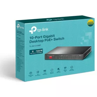 TP-Link TL-SG1210MP Gigabitno stikalo 8xGLAN 2xGLAN Uplink 1xSFP PoE 123W TP-Link TL-SG1210MP Gigabitno stikalo 8xGLAN 2xGLAN Uplink 1xSFP PoE 123W