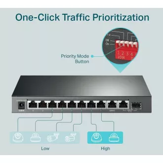 TP-Link TL-SG1210MP Gigabitno stikalo 8xGLAN 2xGLAN Uplink 1xSFP PoE 123W TP-Link TL-SG1210MP Gigabitno stikalo 8xGLAN 2xGLAN Uplink 1xSFP PoE 123W