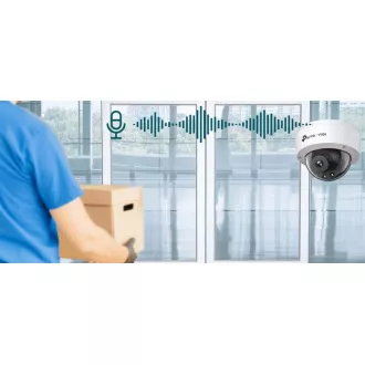 TP-Link VIGI C240(4mm) Kamera kupola, 4MP, 4mm, barvna