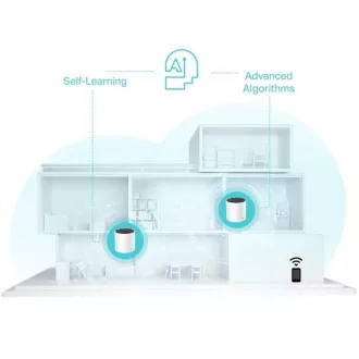 TP-Link Deco X55(3 pakiranja) - Sistem AX3000 Wi-Fi 6 Mesh za pokritost celotnega doma - HomeShield - (3 pakiranja)