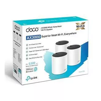 TP-Link Deco X55(3 pakiranja) - Sistem AX3000 Wi-Fi 6 Mesh za pokritost celotnega doma - HomeShield - (3 pakiranja)