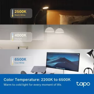 TP-Link Tapo L535E, pametna LED žarnica Wi-Fi, barvna, 2500-6500K, E27 TP-Link Tapo L535E, pametna LED žarnica Wi-Fi, barvna, 2500-6500K, E27