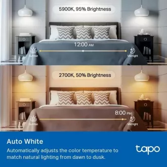 TP-Link Tapo L535E, pametna LED žarnica Wi-Fi, barvna, 2500-6500K, E27 TP-Link Tapo L535E, pametna LED žarnica Wi-Fi, barvna, 2500-6500K, E27