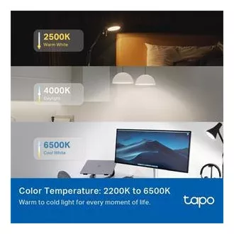 TP-Link Tapo L535E, pametna LED žarnica Wi-Fi, barvna, 2500-6500K, E27 TP-Link Tapo L535E, pametna LED žarnica Wi-Fi, barvna, 2500-6500K, E27