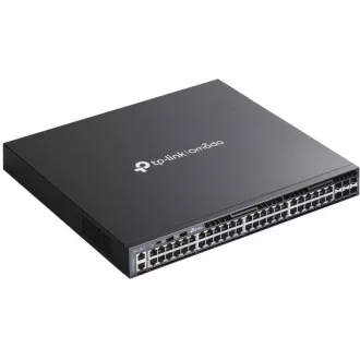 TP-Link SG6654X Omada 48-portno gigabitno stikalo z možnostjo zlaganja v vrsto L3, 48 gigabitnih vrat RJ45 in 6× 10 Gbps reže SFP
