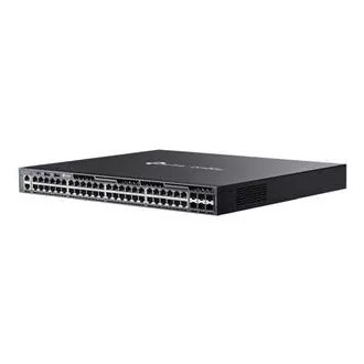 TP-Link SG6654X Omada 48-portno gigabitno stikalo z možnostjo zlaganja v vrsto L3, 48 gigabitnih vrat RJ45 in 6× 10 Gbps reže SFP