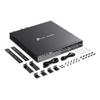 TP-Link SG6428XHP Omada 24-portno gigabitno stikalo RJ45 z možnostjo zlaganja L3 PoE , 720 W skupne porabe PoE