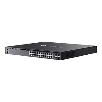 TP-Link SG6428X Omada 24-portno gigabitno stikalo RJ45 z možnostjo zlaganja L3, 4×10 Gb/s reže SFP
