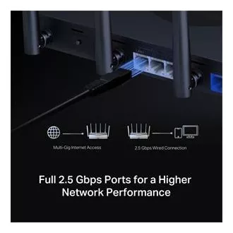 MERCUSYS MR47BE - BE9300 Tri-band Wi-Fi 7 Router, 2,5G WAN, 3x 2,5G LAN, EasyMesh
