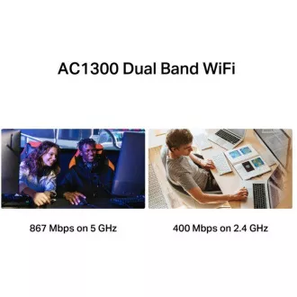MERCUSYS MA30H - Brezžični dvopasovni adapter AC1300 USB - Antena, z visokim izkoristkom