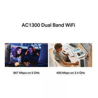 MERCUSYS MA30H - Brezžični dvopasovni adapter AC1300 USB - Antena, z visokim izkoristkom