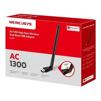 MERCUSYS MA30H - Brezžični dvopasovni adapter AC1300 USB - Antena, z visokim izkoristkom