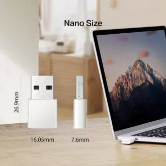 MERCUSYS MA30N - Brezžični dvopasovni adapter AC1300 USB Nano