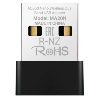 MERCUSYS MA20N - Brezžični dvopasovni adapter AC650 USB Nano