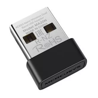 MERCUSYS MA20N - Brezžični dvopasovni adapter AC650 USB Nano