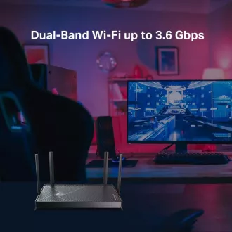 TP-Link Archer BE230 - BE3600 Wi-Fi 7 usmerjevalnik, 1x2,5G WAN, 1x2,5G LAN, 3xGLAN, USB 3.0, HomeShield, EasyMesh