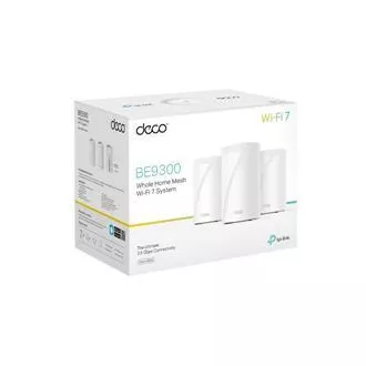 TP-Link Deco BE65(3-pack) BE9300 Tri-band Mesh WiFi 7 sistem za celoten dom, 4x 2,5GLAN, USB, 2,4/5/6GHz, HomeShi