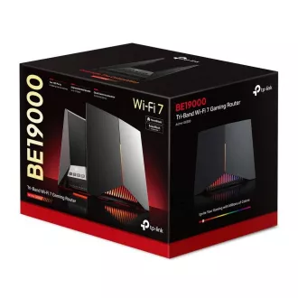 TP-Link Archer GE800 - BE19000, 1x10GLAN, 2x2.5GLAN, 4xLAN, 1x USB 3.0, tripasovni gaming Wi-Fi 7 usmerjevalnik, HomeShiel™, EasyMesh™