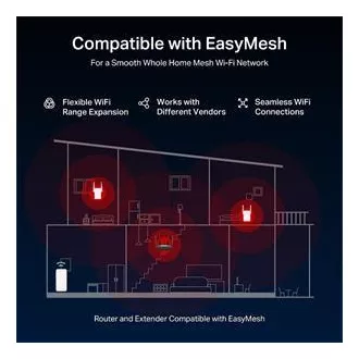 Mercusys MR25BE Usmerjevalnik Wi-Fi 7 z dvema pasovoma BE3600