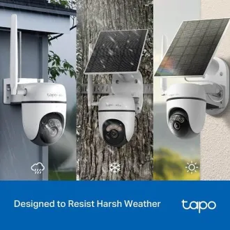 TP-Link Tapo C615 KIT - Komplet vrtljivih varnostnih kamer 4G LTE s solarno ploščo