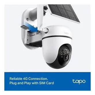 TP-Link Tapo C615 KIT - Komplet vrtljivih varnostnih kamer 4G LTE s solarno ploščo