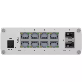 Teltonika PoE  stikalo brez upravljanja, 8, 10/100/1000, 2x SFP vrata - TSW200
