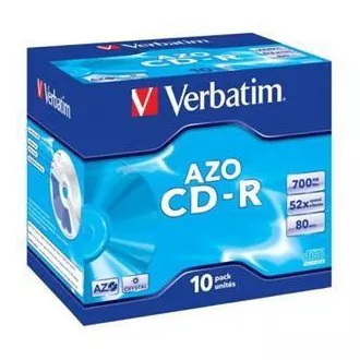 VERBATIM CD-R AZO 700MB, 52x, ohišje za biser 1 kos