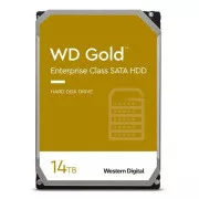 WD Gold Enterprise WD142KRYZ/14TB/3,5"/512 MB predpomnilnika/7200 vrtljajev na minuto/SATAIII/600/262 MB/s/CMR