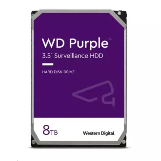 WD PURPLE WD85PURZ 8TB SATA/600 256 MB predpomnilnika, nizka stopnja hrupa, CMR