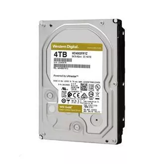 WD GOLD WD4004FRYZ 4TB SATA/ 6Gb/s 256 MB predpomnilnika 7200 vrtljajev na minuto, CMR, Enterprise
