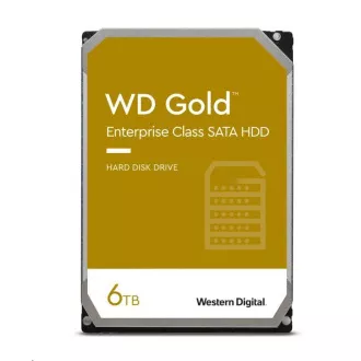 WD GOLD WD6004FRYZ 6TB SATA/6Gb/s 256 MB predpomnilnika 7200 vrtljajev na minuto, CMR, Enterprise
