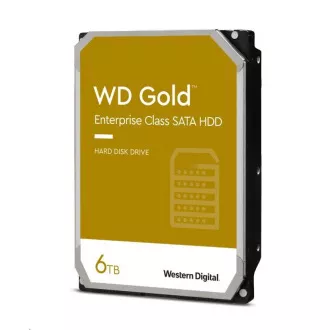 WD GOLD WD6004FRYZ 6TB SATA/6Gb/s 256 MB predpomnilnika 7200 vrtljajev na minuto, CMR, Enterprise