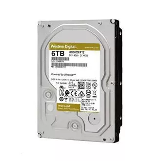 WD GOLD WD6004FRYZ 6TB SATA/6Gb/s 256 MB predpomnilnika 7200 vrtljajev na minuto, CMR, Enterprise
