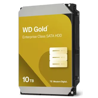 WD GOLD WD103KRYZ 10TB SATA/ III, 256 MB predpomnilnika 7200 vrtljajev na minuto, CMR,