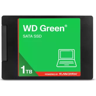 WD GREEN 3D NAND SSD WDS100T5G0A 1TB, SATA III 6Gb/s, 545 MB/s, 2,5" WD GREEN 3D NAND SSD WDS100T5G0A 1TB, SATA III 6Gb/s, 545 MB/s, 2,5"