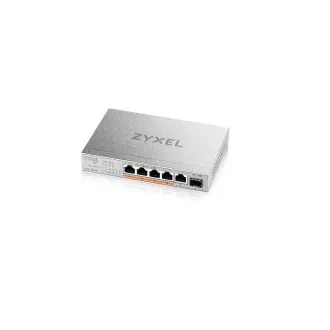 Zyxel XMG-105HP 5 vrat 2,5G   1 SFP , 4 vrata 70W skupaj PoE   Namizno večigitalno stikalo brez upravljanja